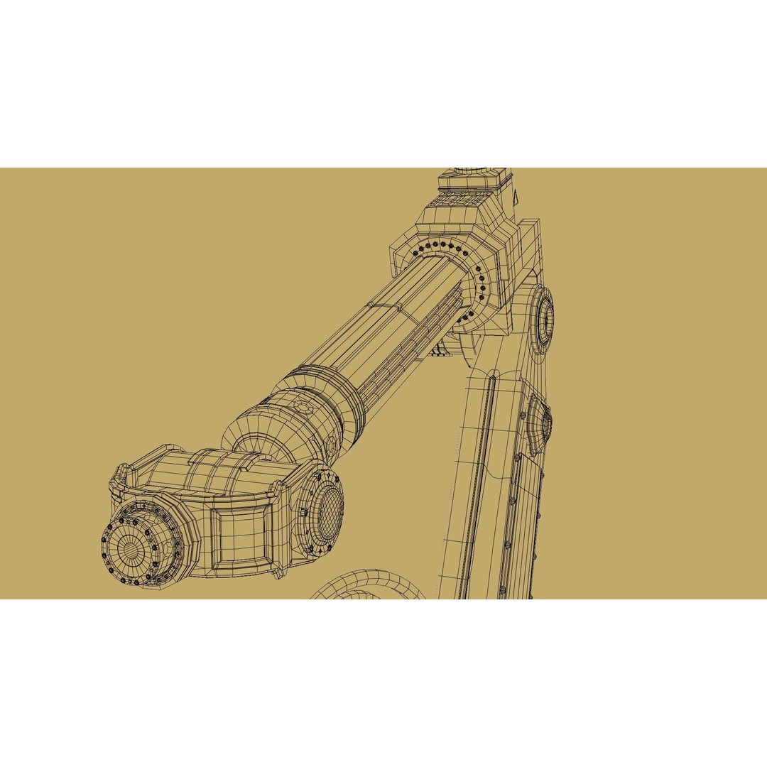 Robotic Arm 3D Model – Rigged and Animated Industrial Asset, FBX, Blender - View 21