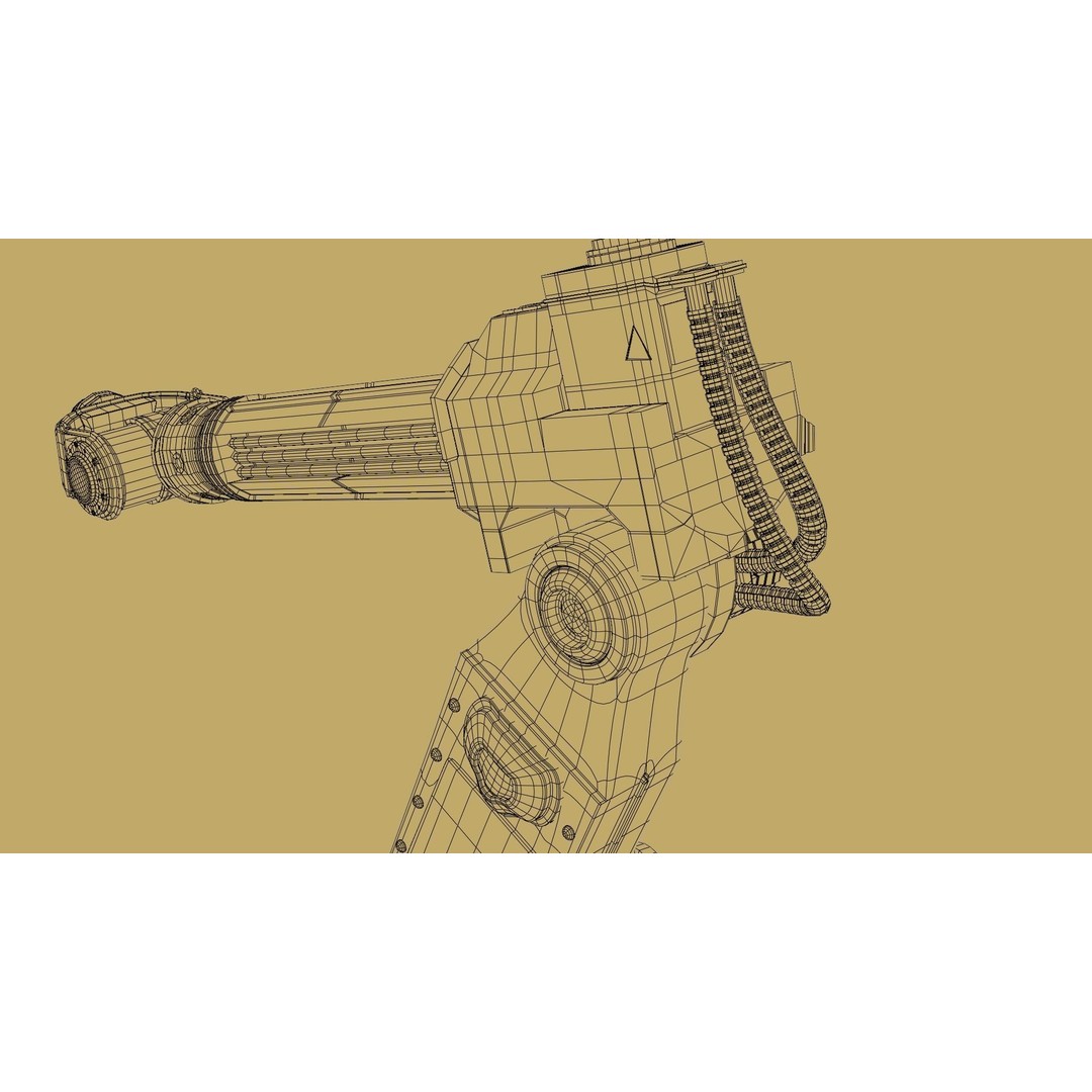 Robotic Arm 3D Model – Rigged and Animated Industrial Asset, FBX, Blender - View 22