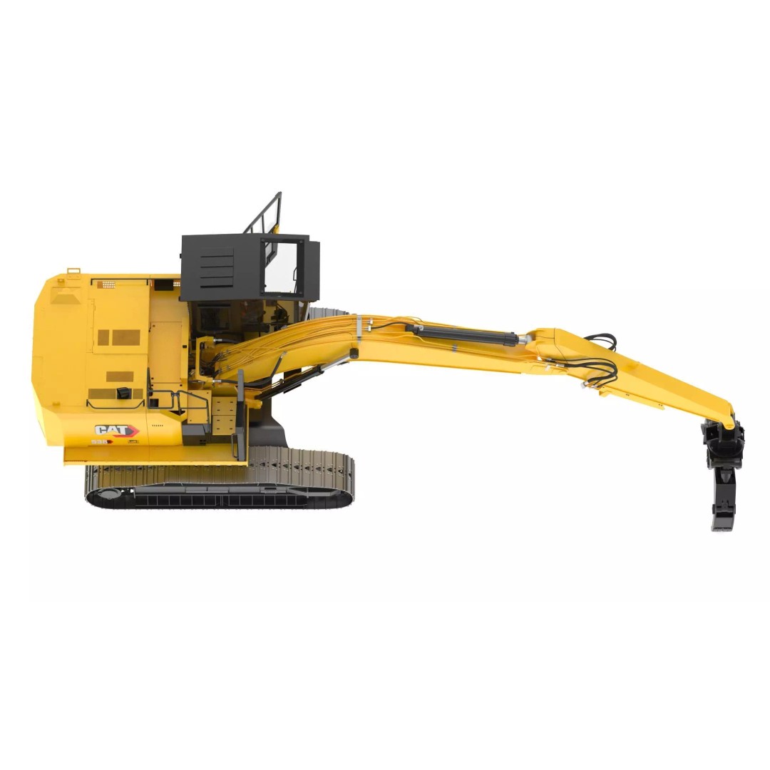 Forest Machines FM538 3D Model – High Poly Industrial Loader, FBX, Blender - View 11