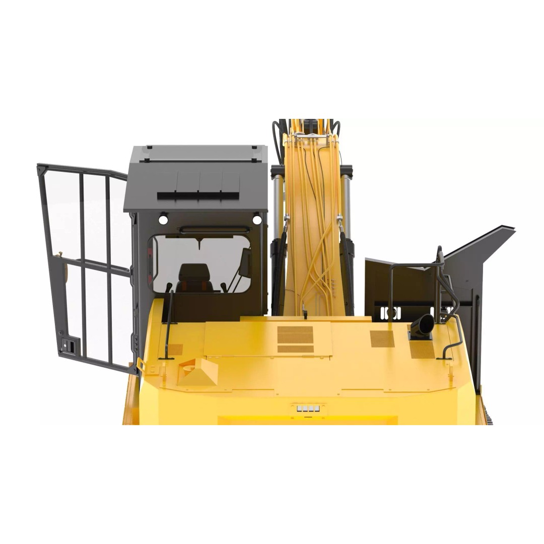 Forest Machines FM538 3D Model – High Poly Industrial Loader, FBX, Blender - View 18