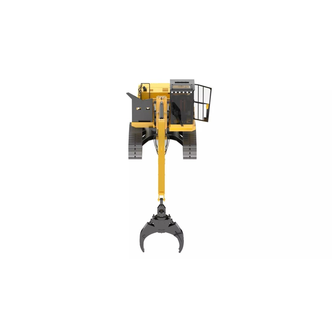 Forest Machines FM538 3D Model – High Poly Industrial Loader, FBX, Blender - View 4