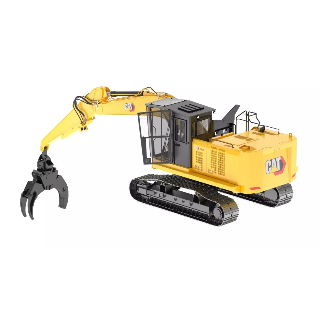 Forest Machines FM538 3D Model – High Poly Industrial Loader, FBX, Blender - View 9