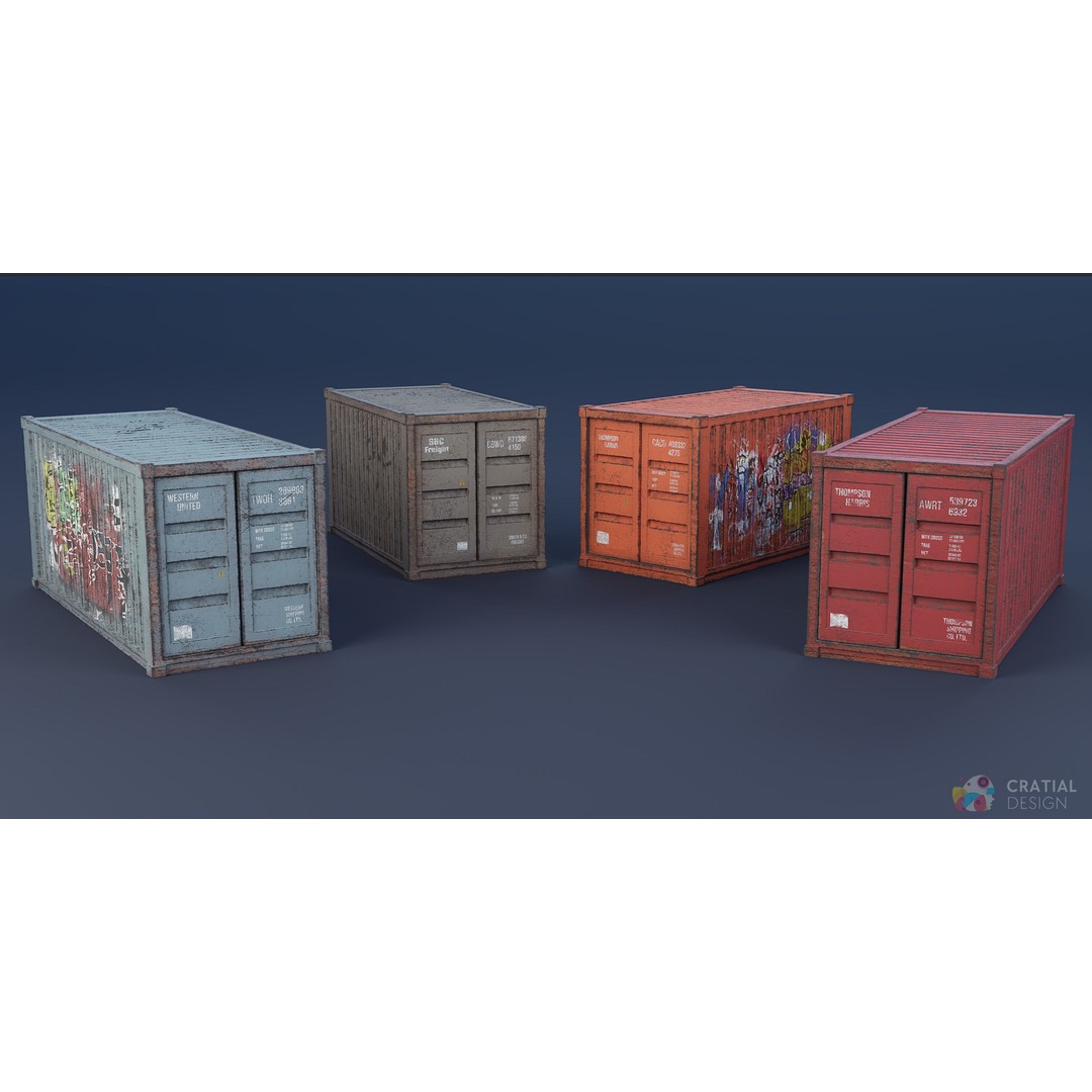 Abandoned Warehouse 3D Model – High-Quality Asset Pack, FBX, Blender - View 3