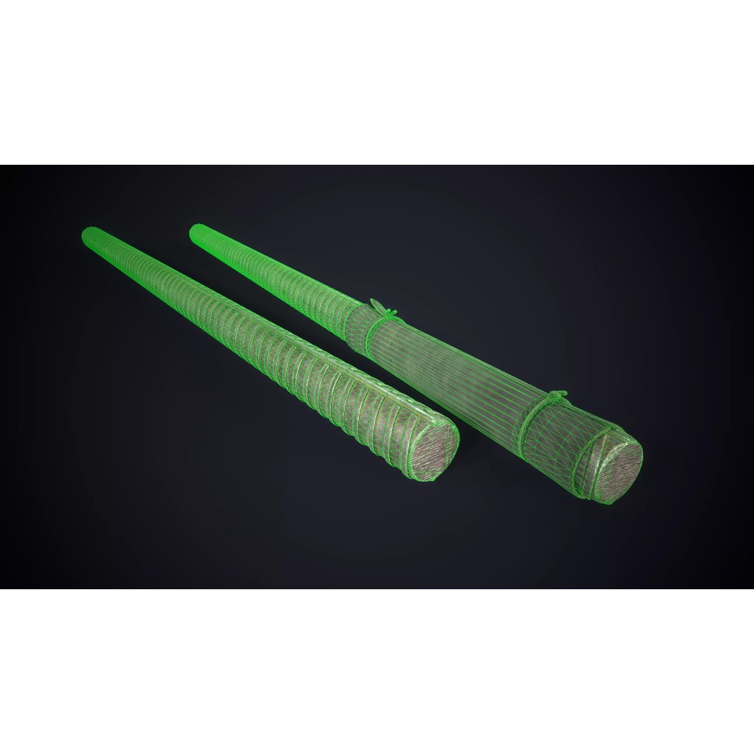 Rebar 3D Model – Low Poly Game Ready Weapon, FBX, OBJ, Blender - View 12