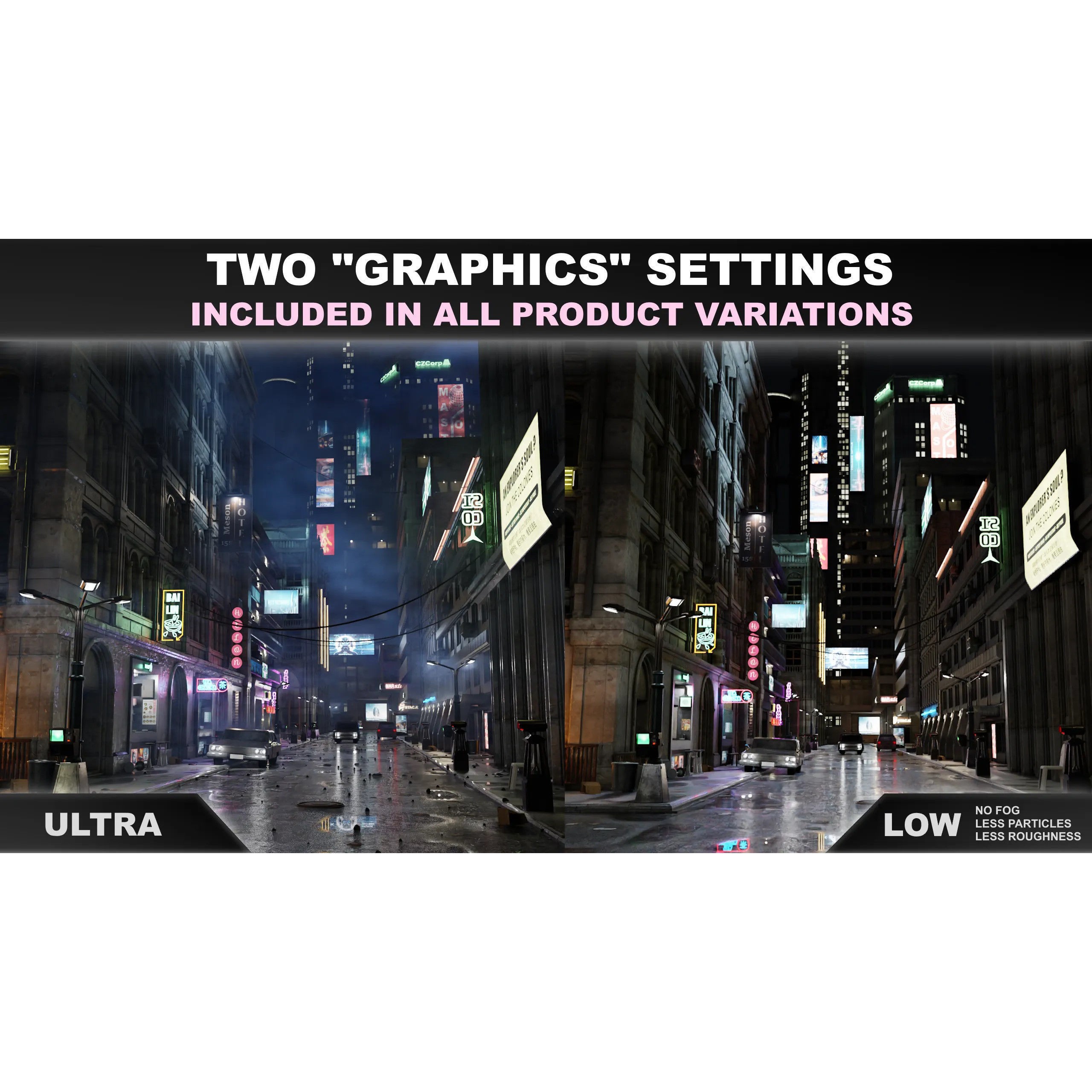 ULTRA Detailed Sci-Fi Cyberpunk City - Game-Ready 3D Model - View 19