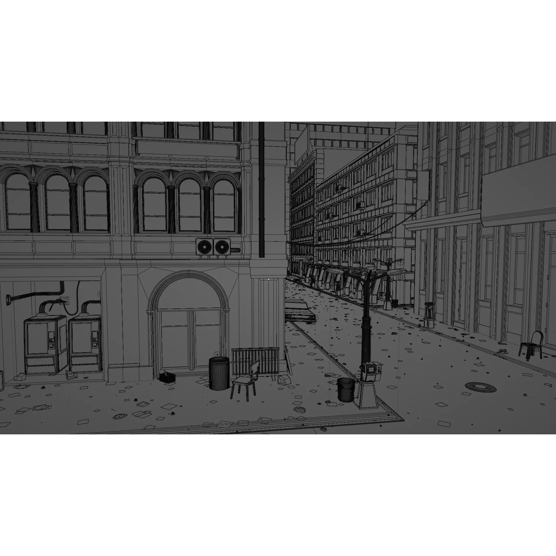 ULTRA Detailed Sci-Fi Cyberpunk City - Game-Ready 3D Model - View 22