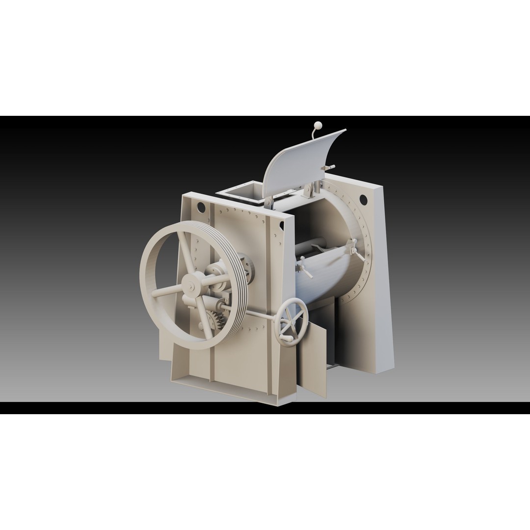 Steam Engines 3D Model – High Detail Low Poly Industrial Asset, FBX, OBJ - View 10