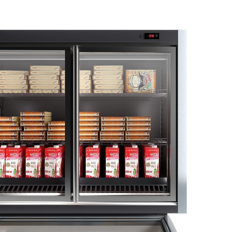 Combi Fridge Atlas 3D Model – High Quality PBR Asset, FBX & More - View 3