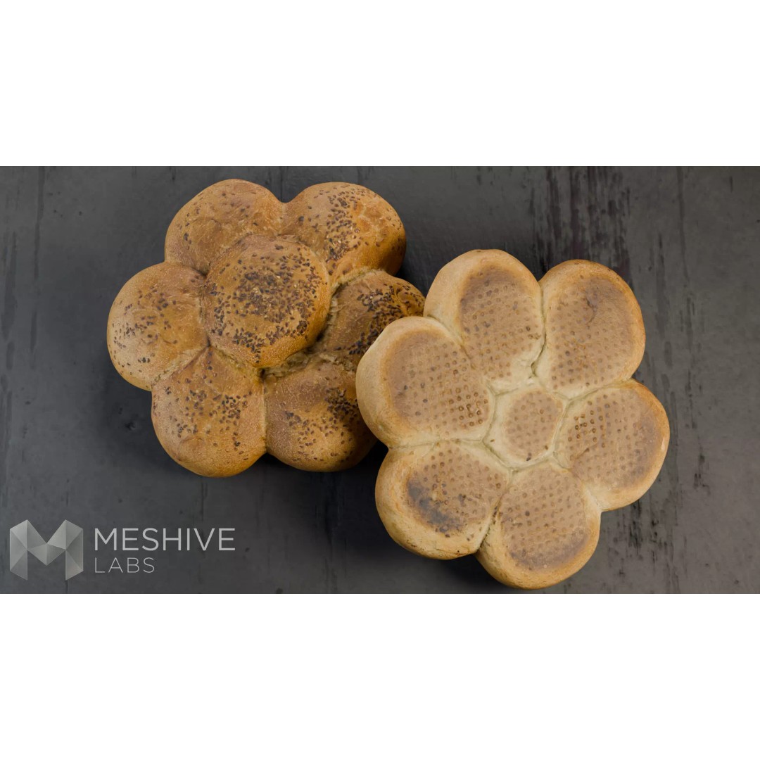 Artisan Daisy Bread 3D Model – Low Poly PBR Game Asset, FBX - View 7