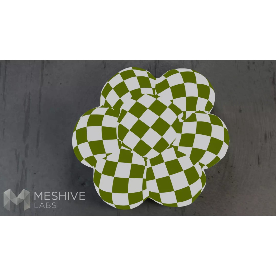 Artisan Daisy Bread 3D Model – Low Poly PBR Game Asset, FBX - View 8