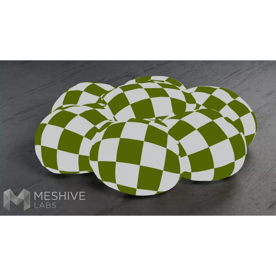 Artisan Daisy Bread 3D Model – Low Poly PBR Game Asset, FBX - View 9
