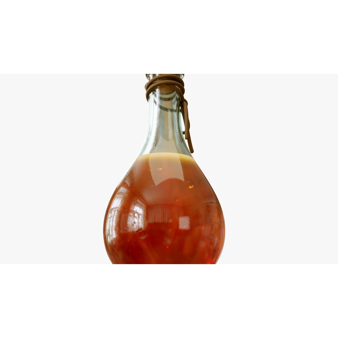 Potion Flask 3D Model – Low Poly Realistic Game Asset, Blender - View 6