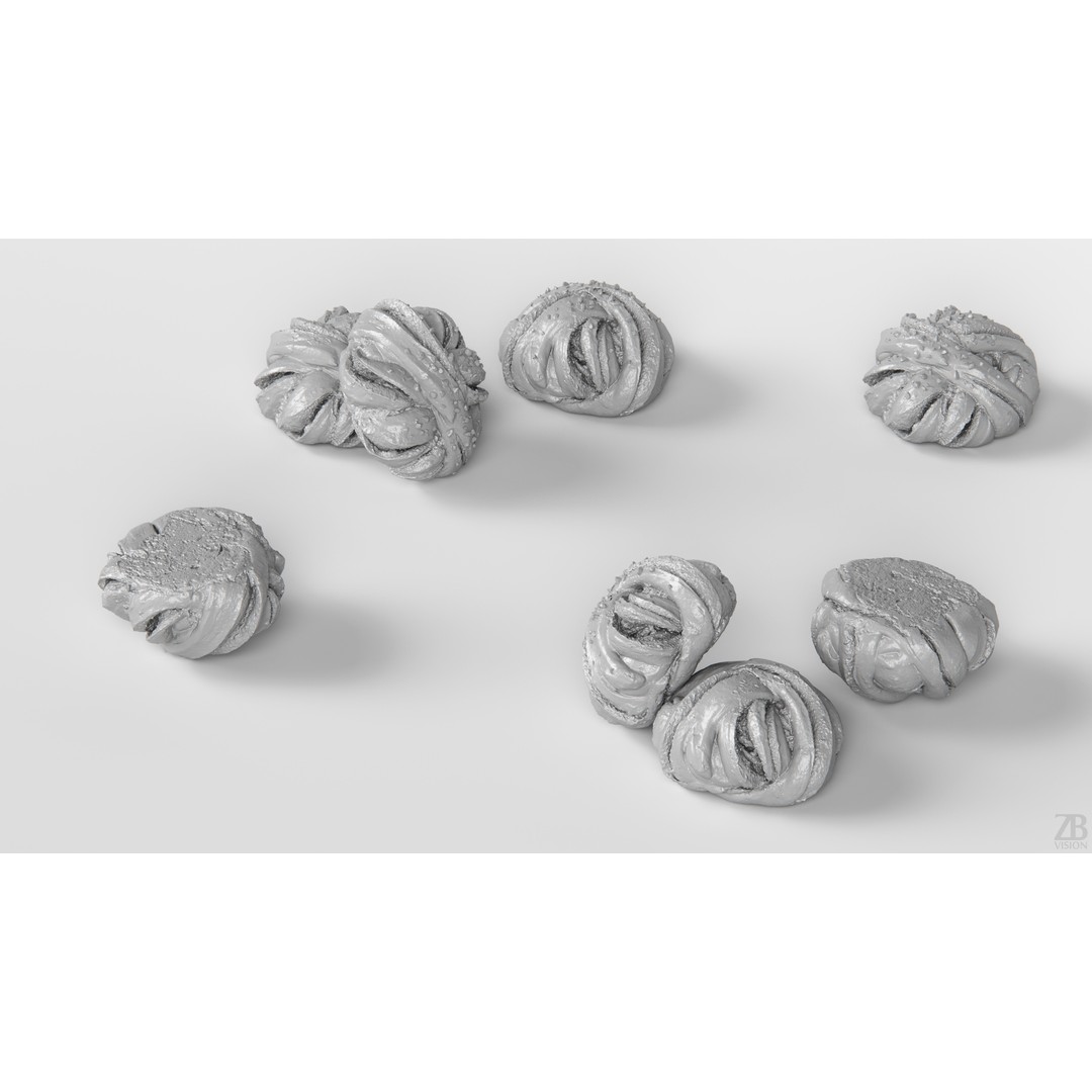 Cinnamon Bun 3D Model – Realistic High Poly PBR Asset, FBX/OBJ - View 5