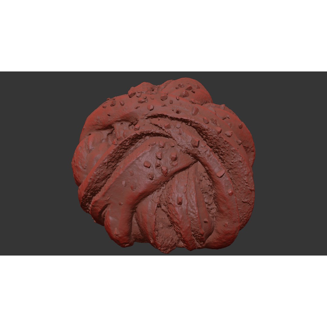 Cinnamon Bun 3D Model – Realistic High Poly PBR Asset, FBX/OBJ - View 9