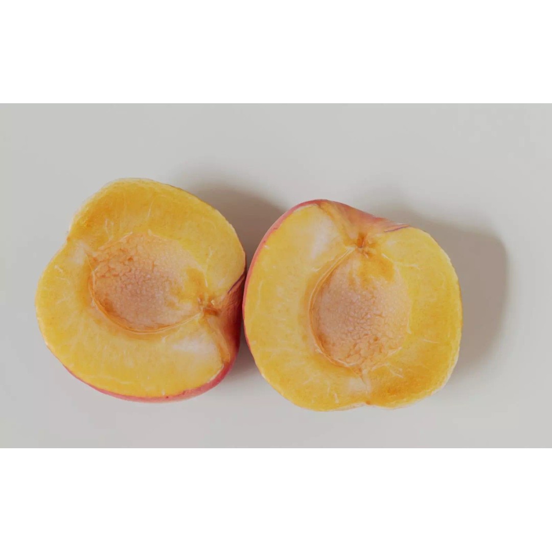 Apricot 3D Model – Realistic Fruit Asset with PBR Textures, Blender - View 13