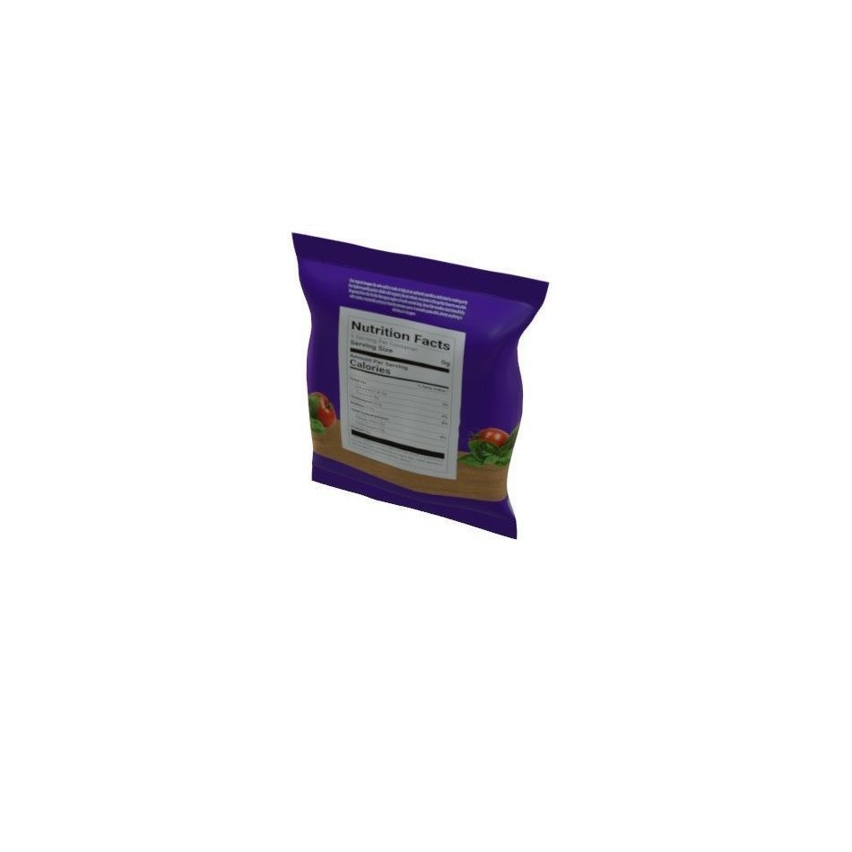 Wholegrain Lasagna Sheets 3D Model – Low Poly PBR Food Asset, FBX - View 5