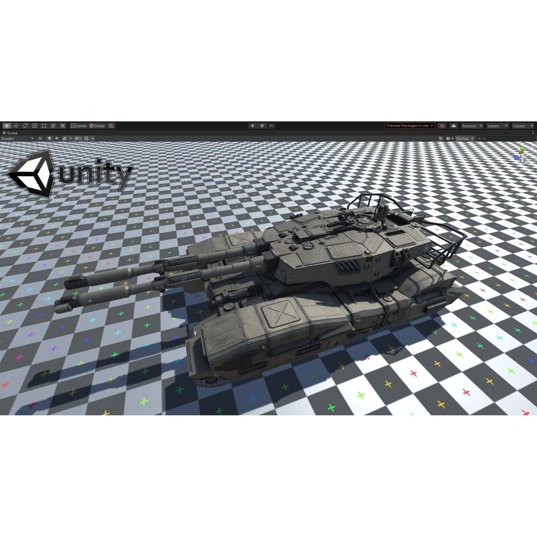 Type 61 Tank - Low-Poly Game-Ready 3D Model