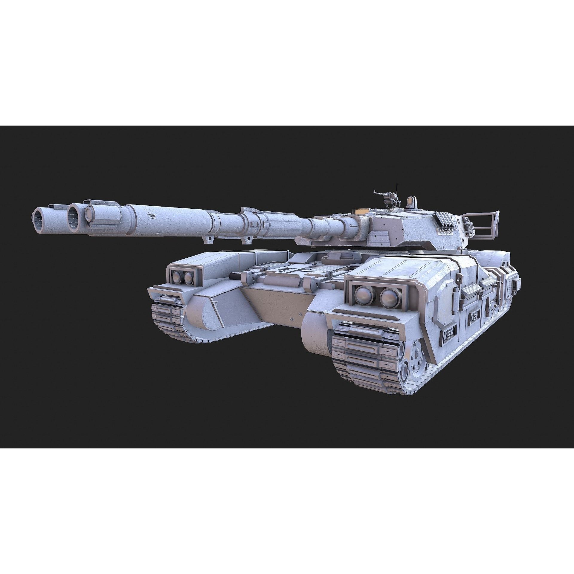 Type 61 Tank - Low-Poly Game-Ready 3D Model - View 29
