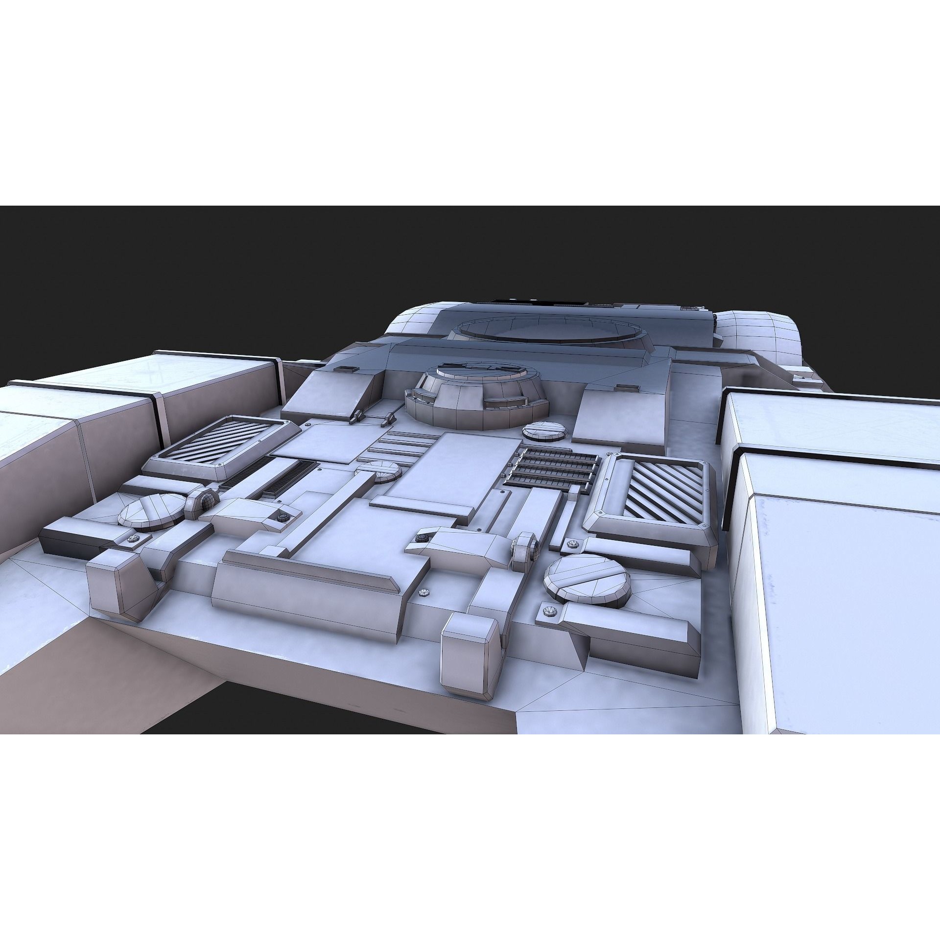 Type 61 Tank - Low-Poly Game-Ready 3D Model - View 40