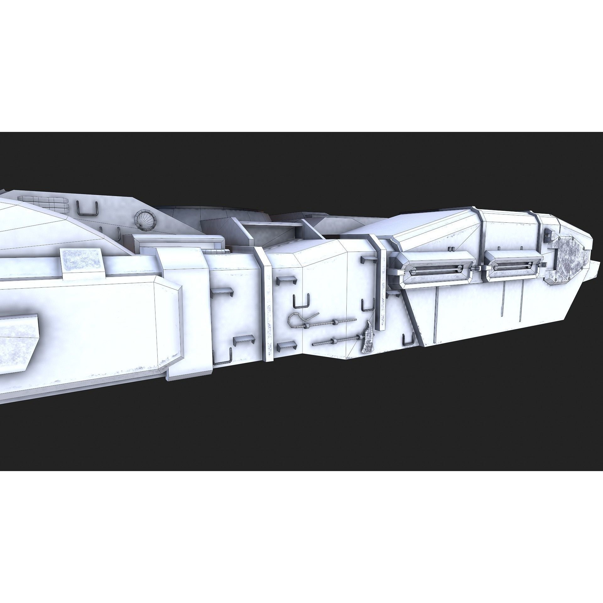 Type 61 Tank - Low-Poly Game-Ready 3D Model - View 41