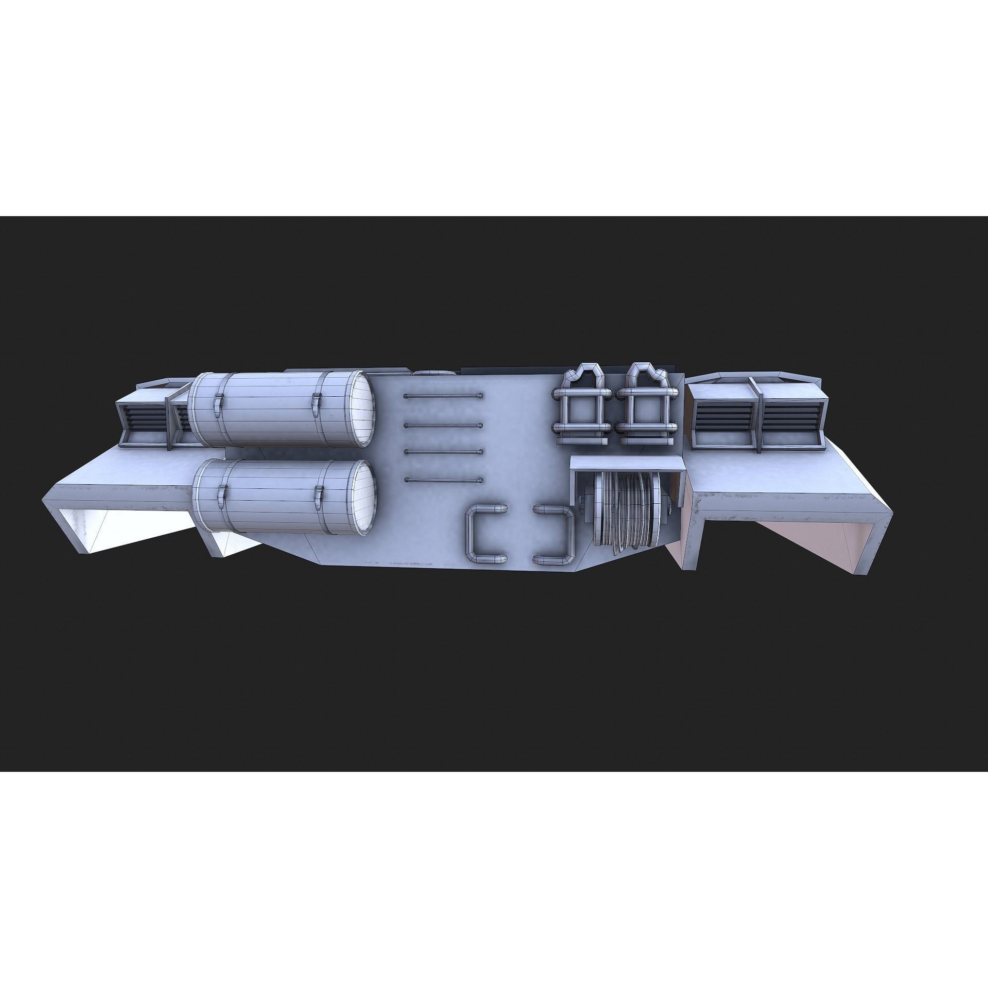 Type 61 Tank - Low-Poly Game-Ready 3D Model - View 42