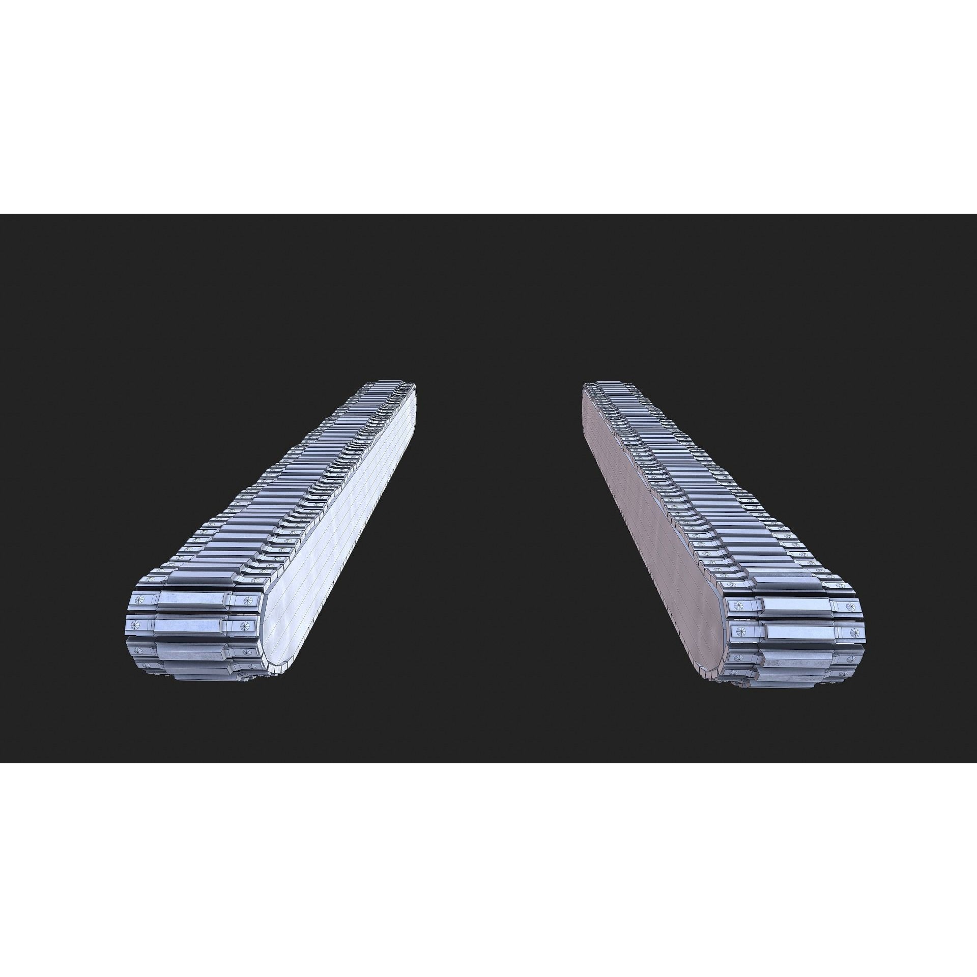 Type 61 Tank - Low-Poly Game-Ready 3D Model - View 45