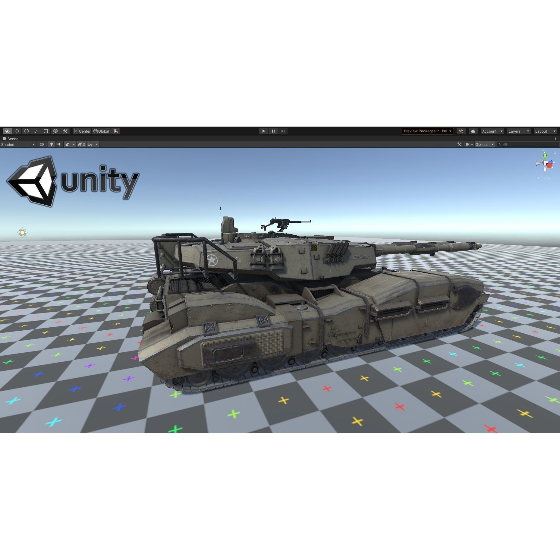 Type 61 Tank - Low-Poly Game-Ready 3D Model - View 48