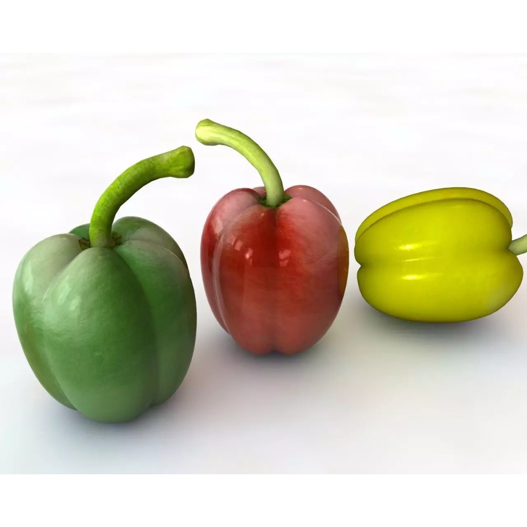 Vegetables 3D Model Collection – Low Poly Game Asset, FBX, Blender - View 36