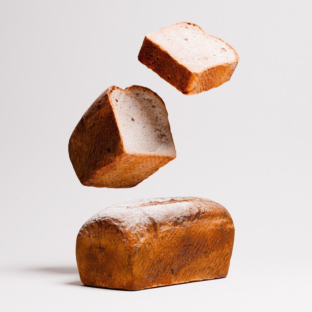 San Francisco Sourdough Loaf 3D Model – Low Poly PBR Asset, FBX & OBJ - View 3