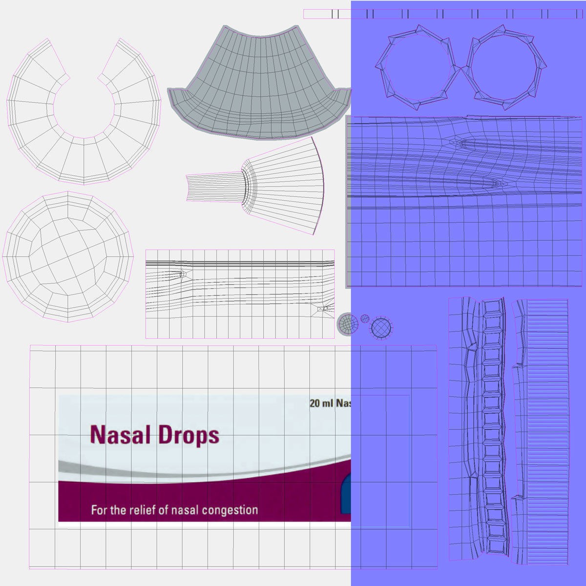 Dropping Bottle - Low-Poly Game-Ready 3D Model