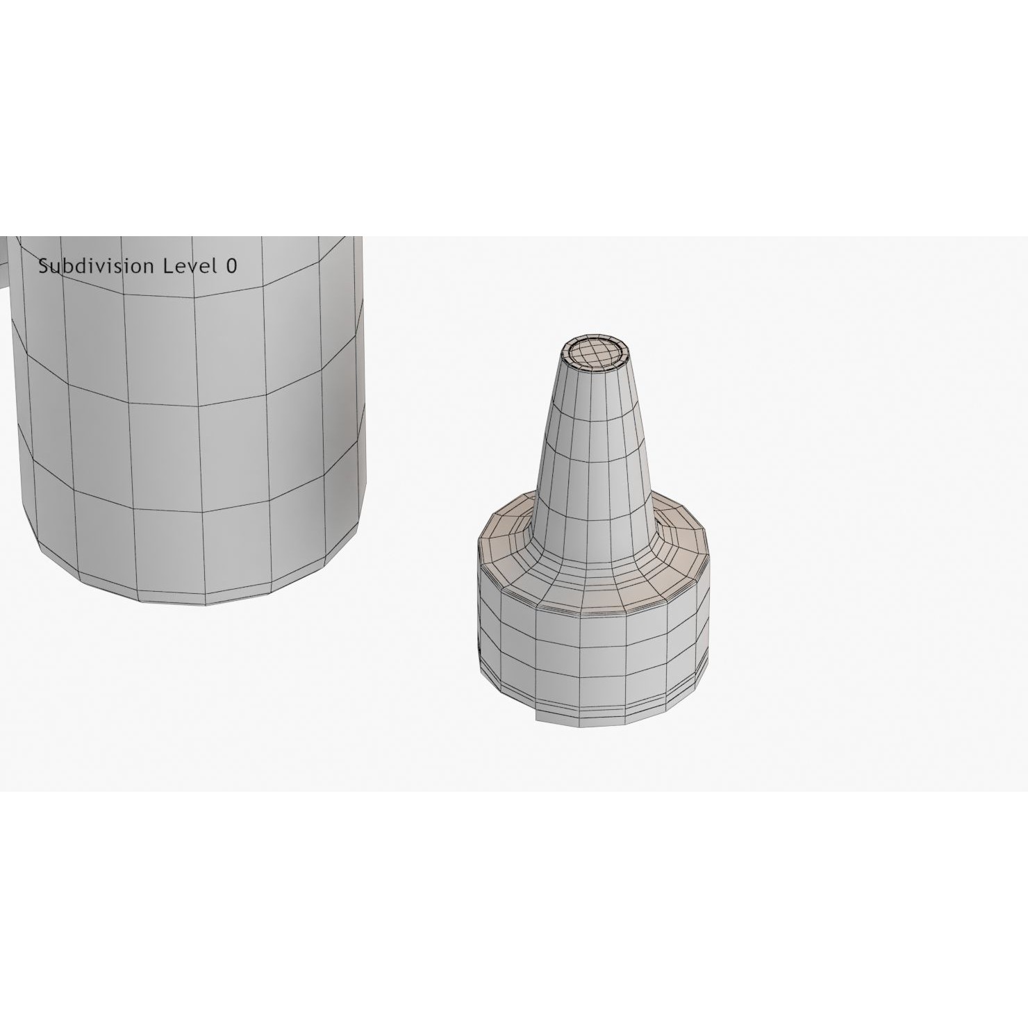 Dropping Bottle - Low-Poly Game-Ready 3D Model - View 18