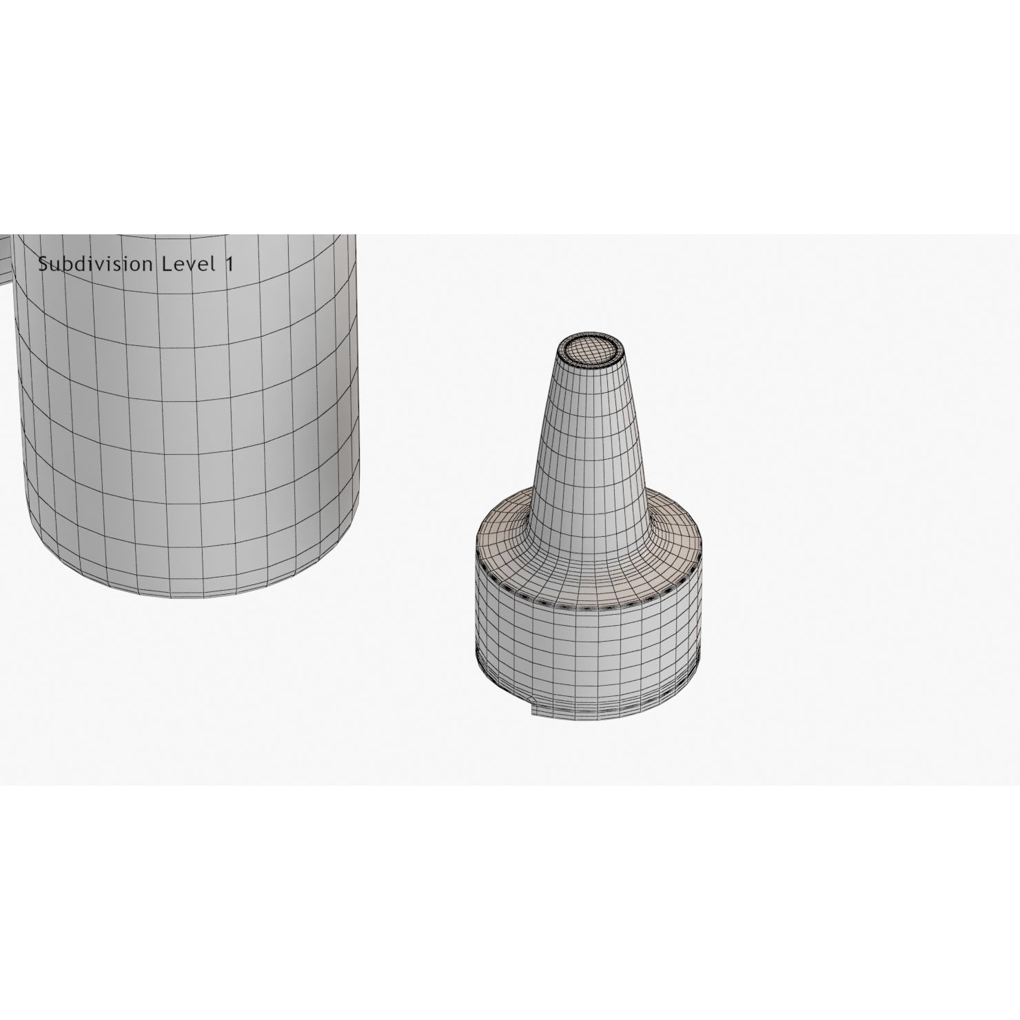 Dropping Bottle - Low-Poly Game-Ready 3D Model - View 19