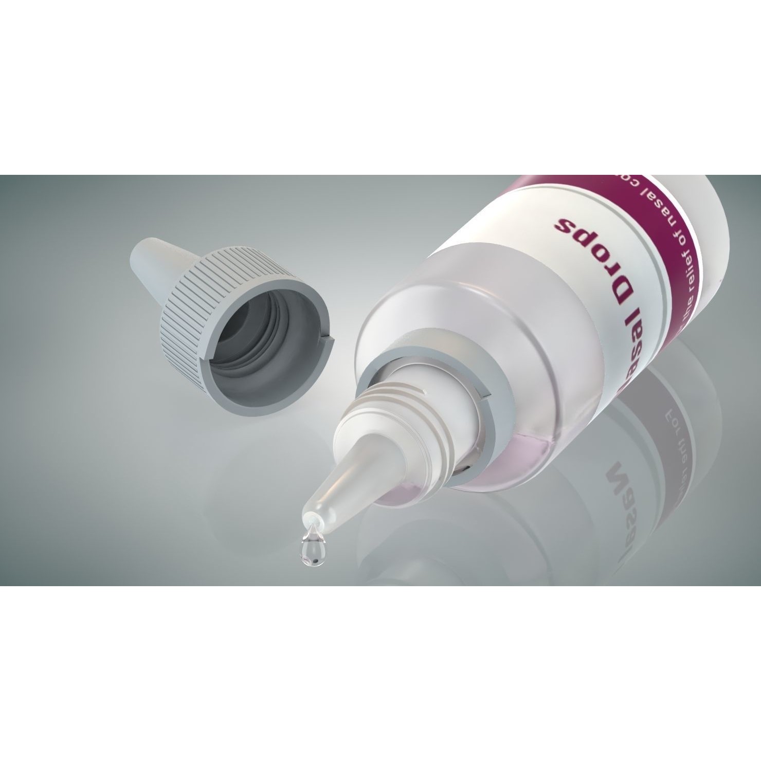 Dropping Bottle - Low-Poly Game-Ready 3D Model - View 6