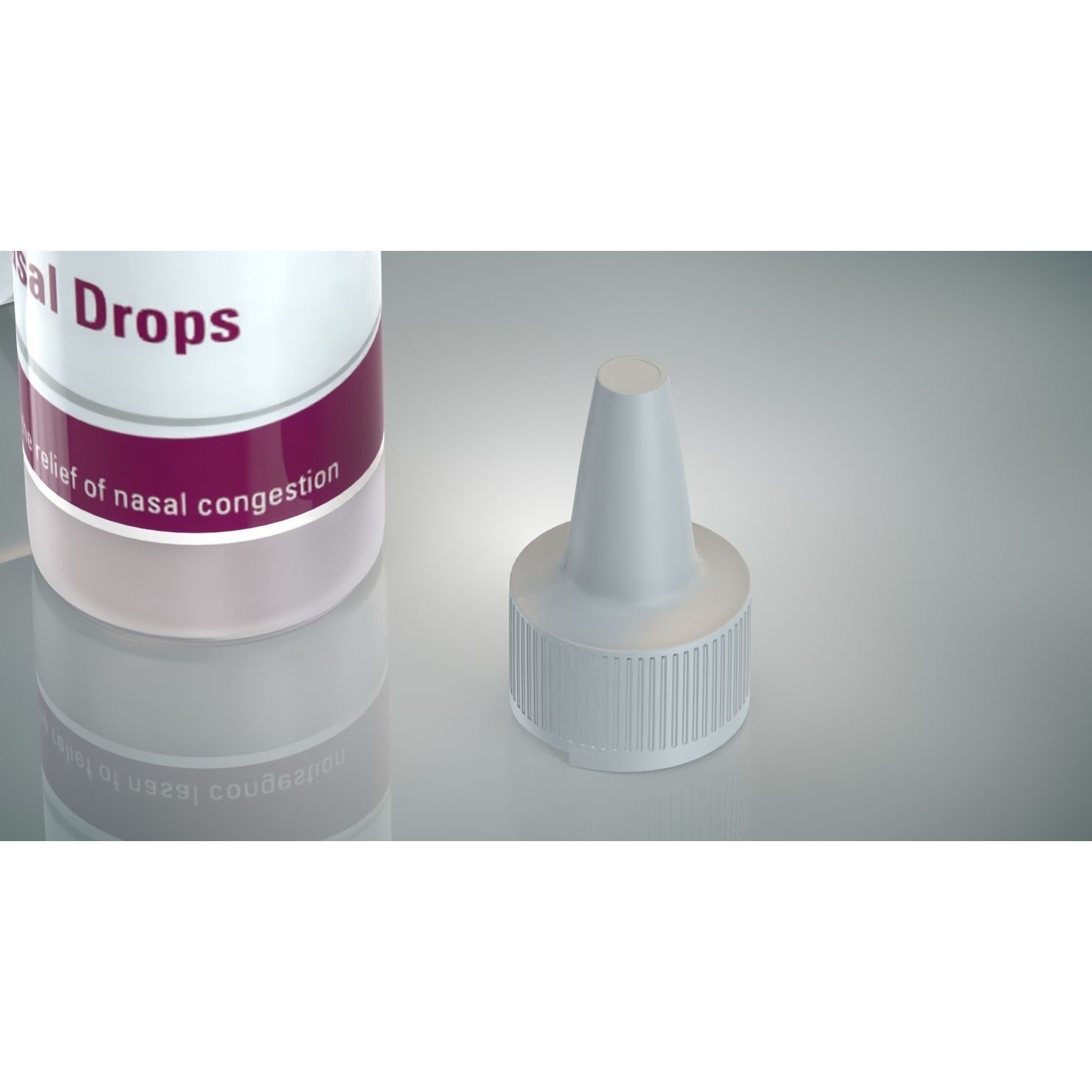 Dropping Bottle - Low-Poly Game-Ready 3D Model - View 8
