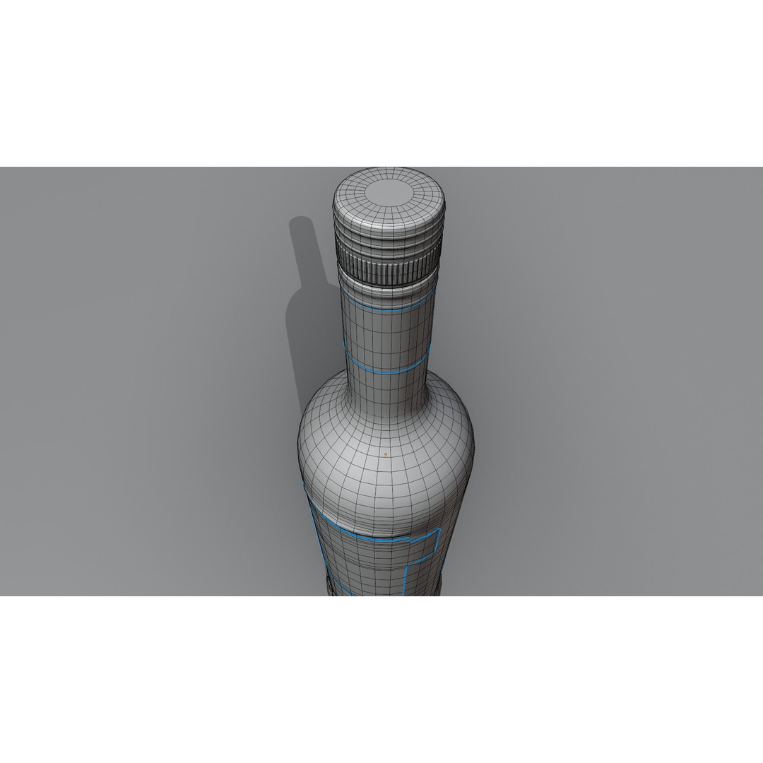 Campari Aperitif 3D Model – Low Poly Beverage Asset, Blender & FBX - View 9
