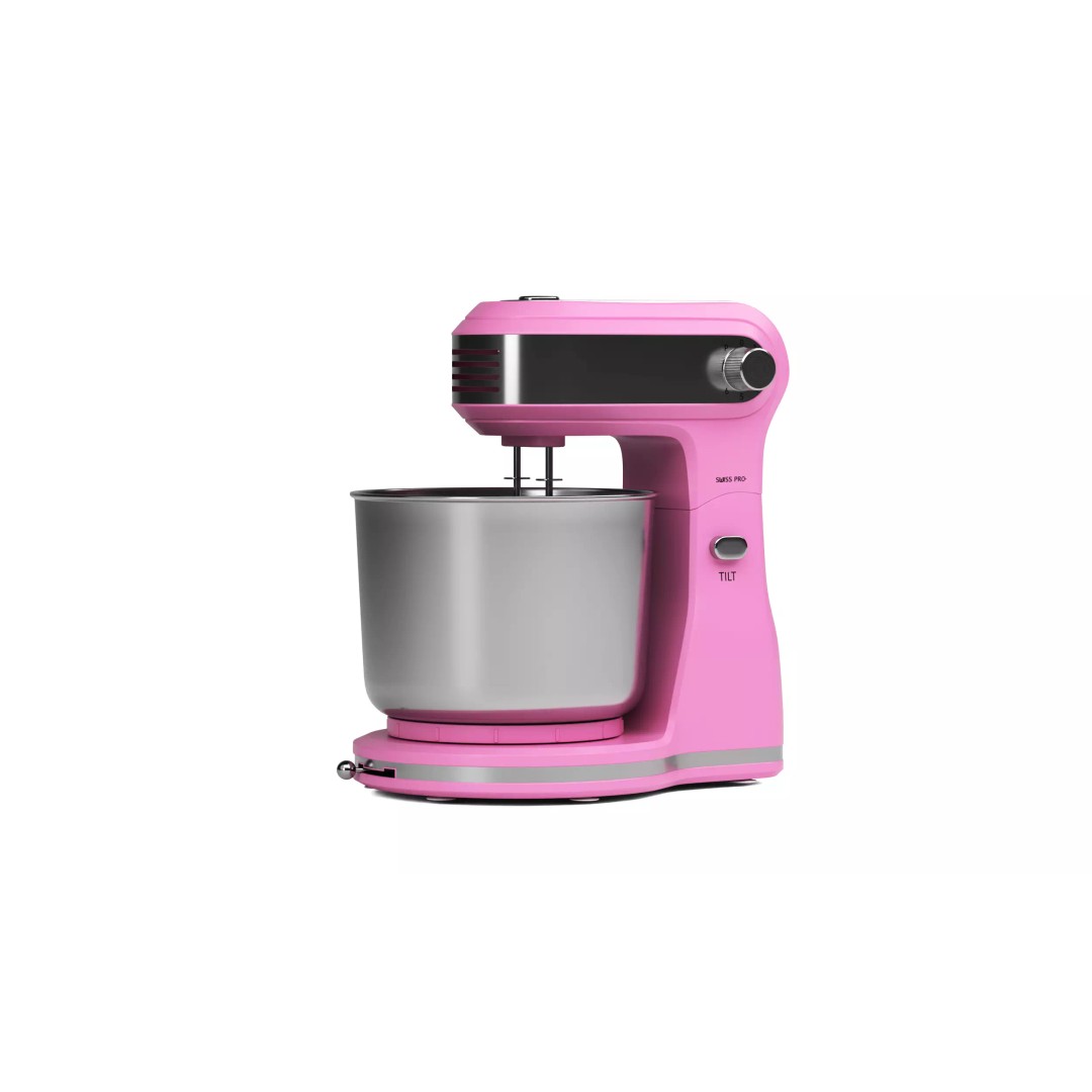 Modern Stand Mixer 3D Model – Low Poly Realistic Kitchen Appliance, FBX - View 4