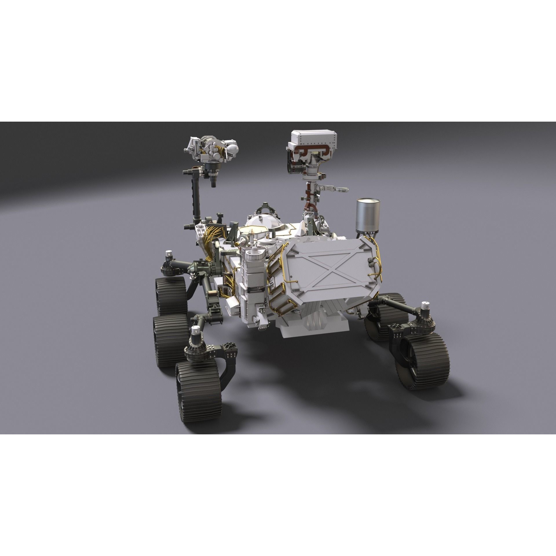 Perseverance Mars Rover - Game-Ready 3D Model - View 11