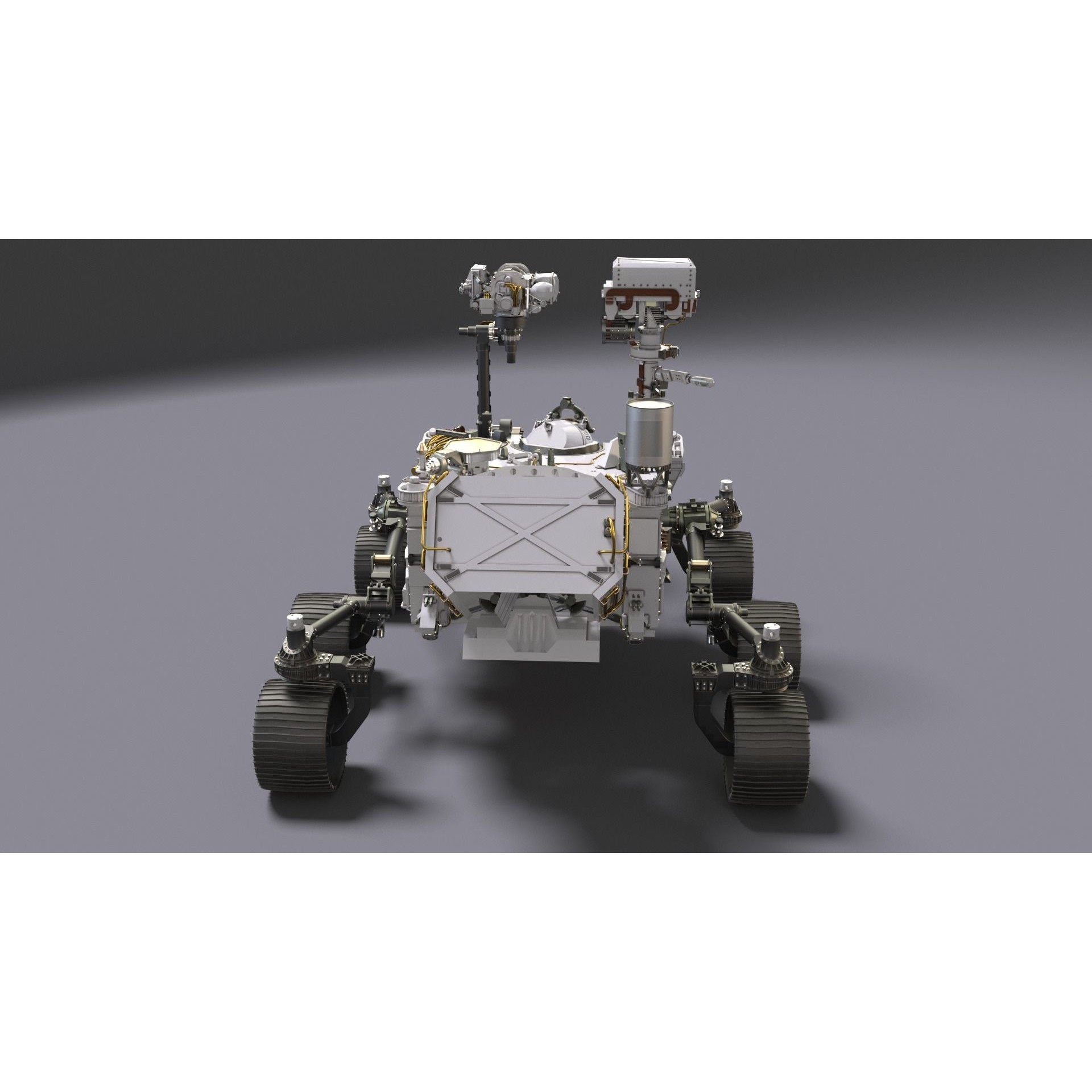 Perseverance Mars Rover - Game-Ready 3D Model - View 12