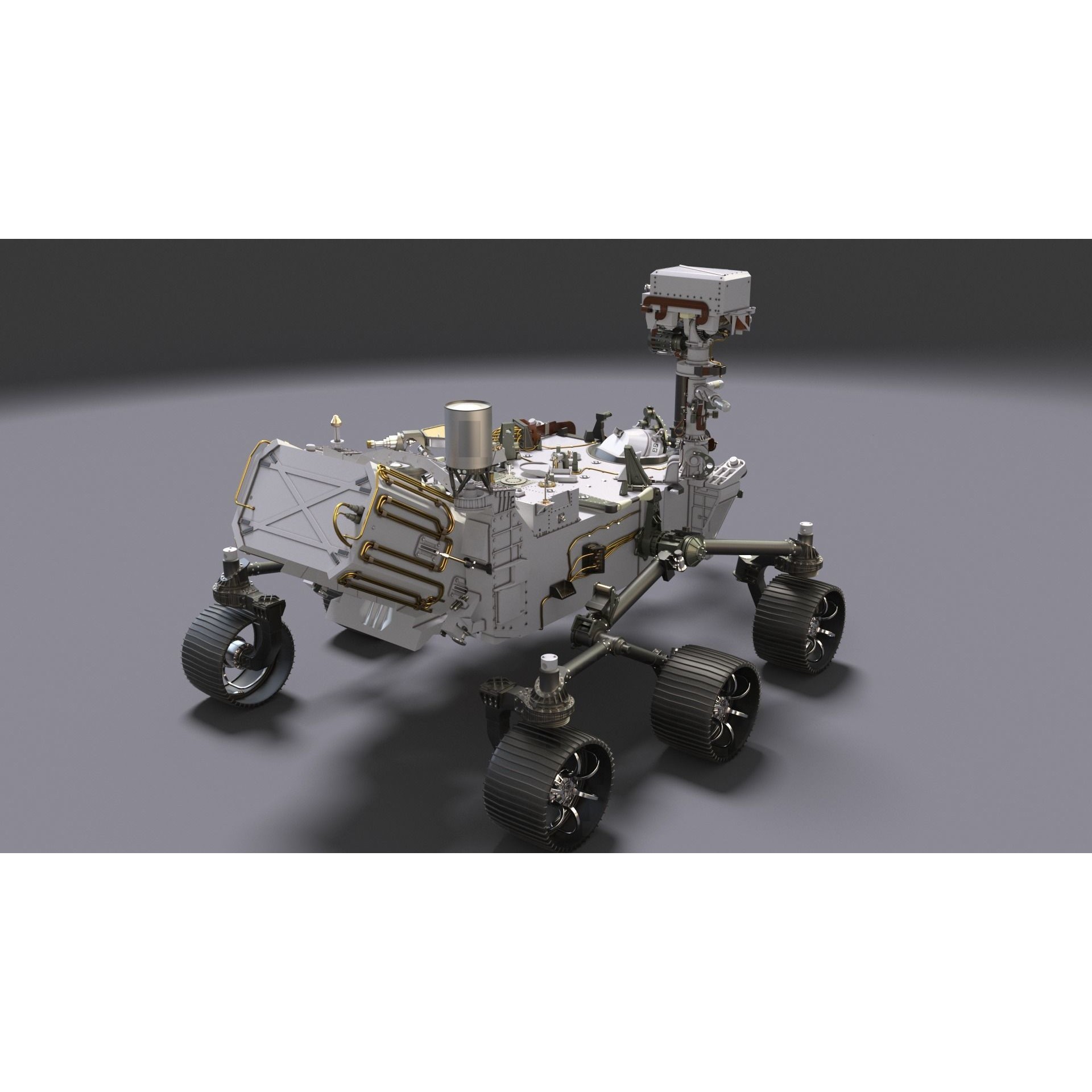 Perseverance Mars Rover - Game-Ready 3D Model - View 14