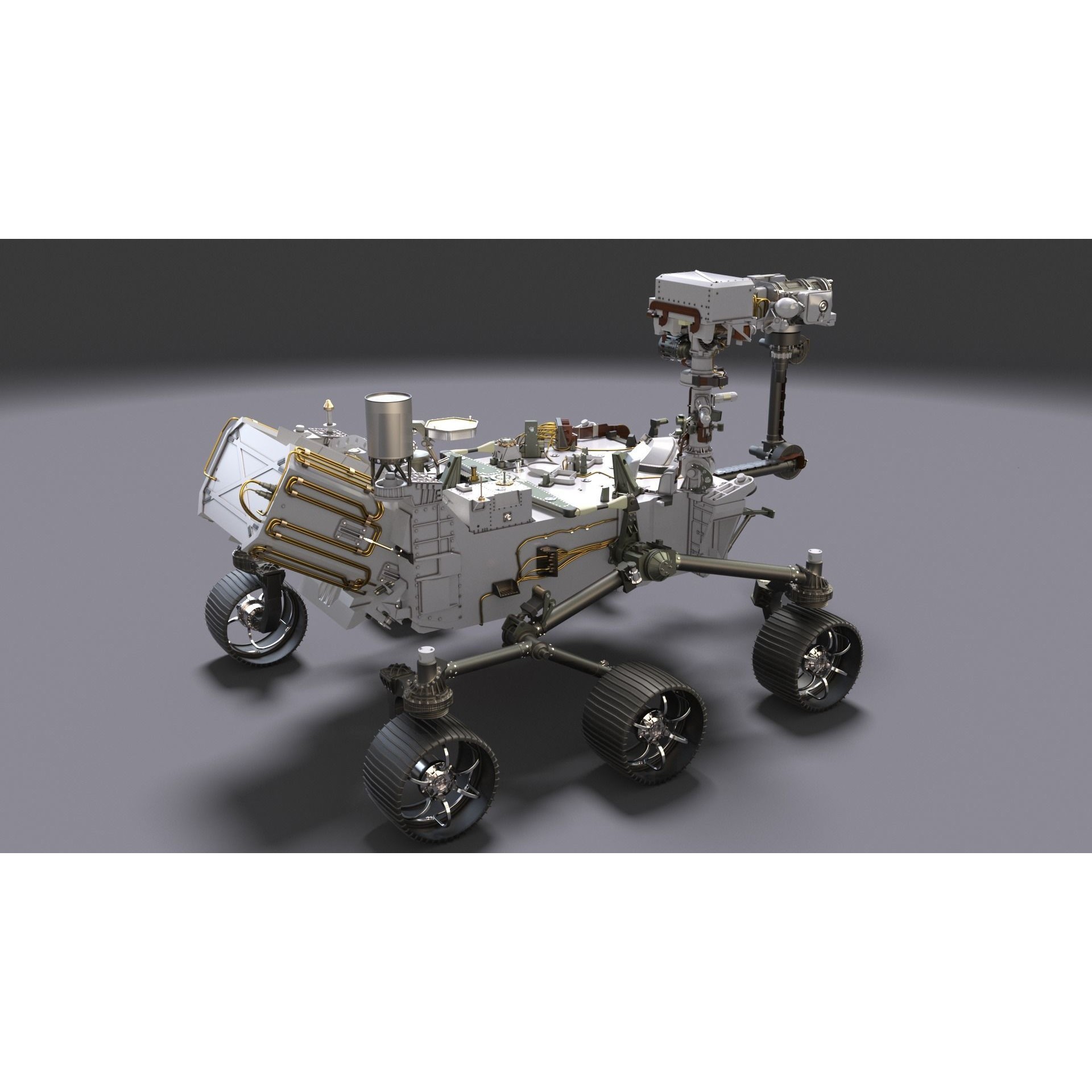 Perseverance Mars Rover - Game-Ready 3D Model - View 15