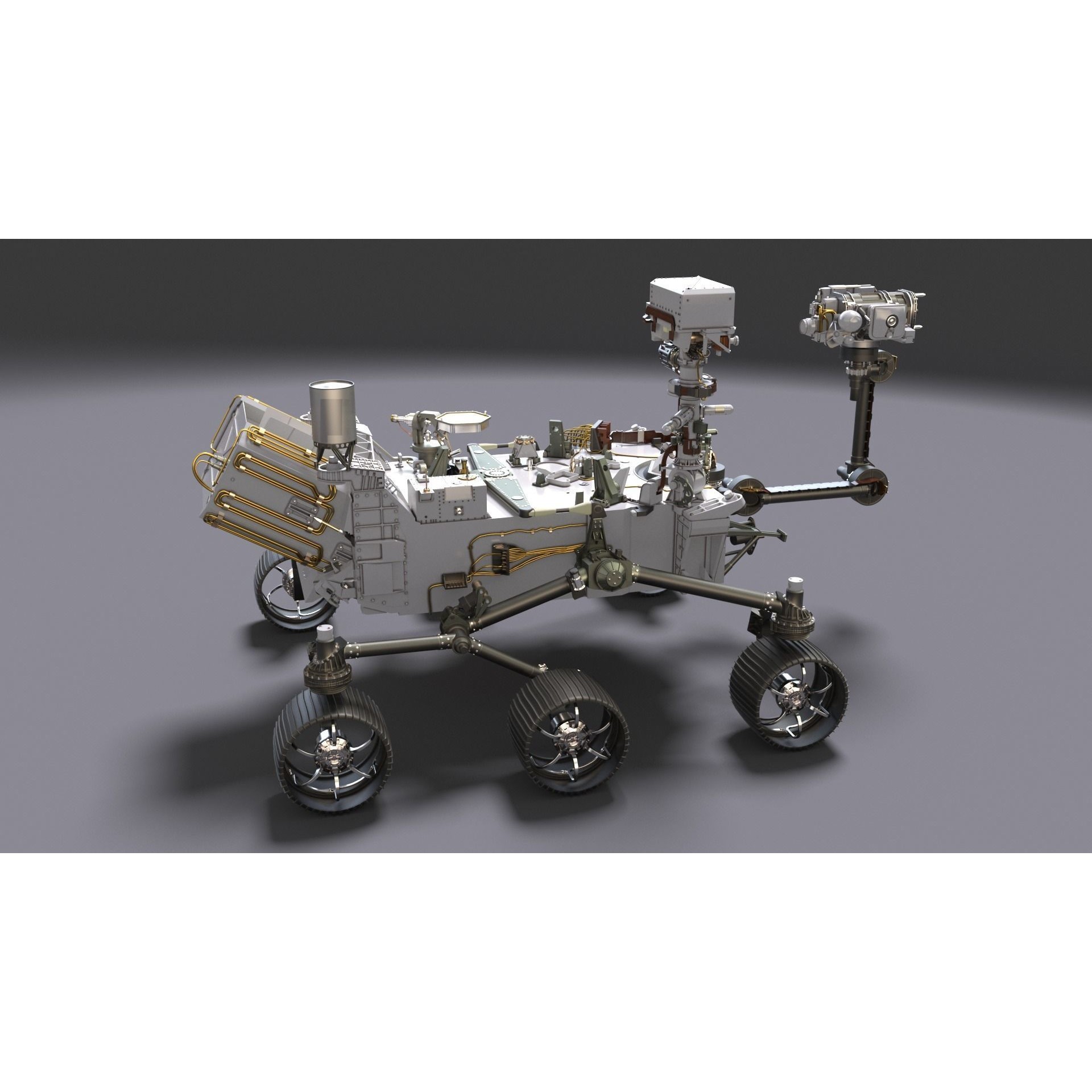 Perseverance Mars Rover - Game-Ready 3D Model - View 16