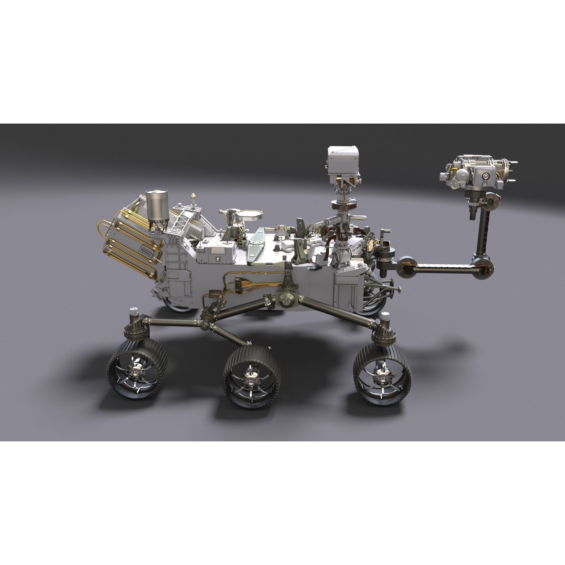 Perseverance Mars Rover - Game-Ready 3D Model - View 17