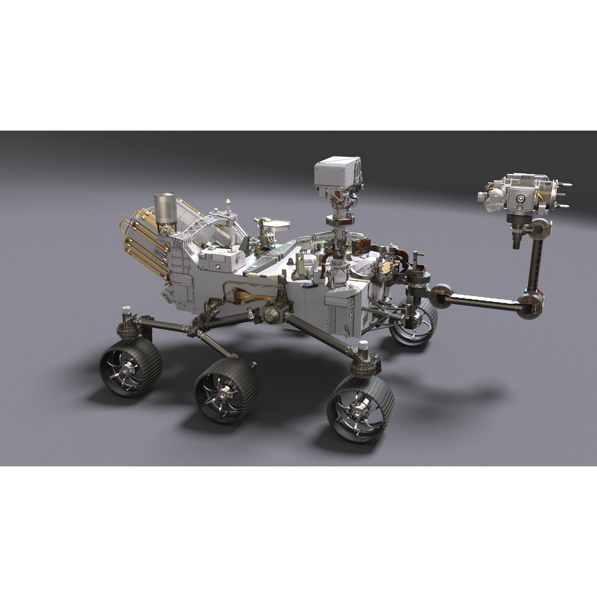 Perseverance Mars Rover - Game-Ready 3D Model - View 18