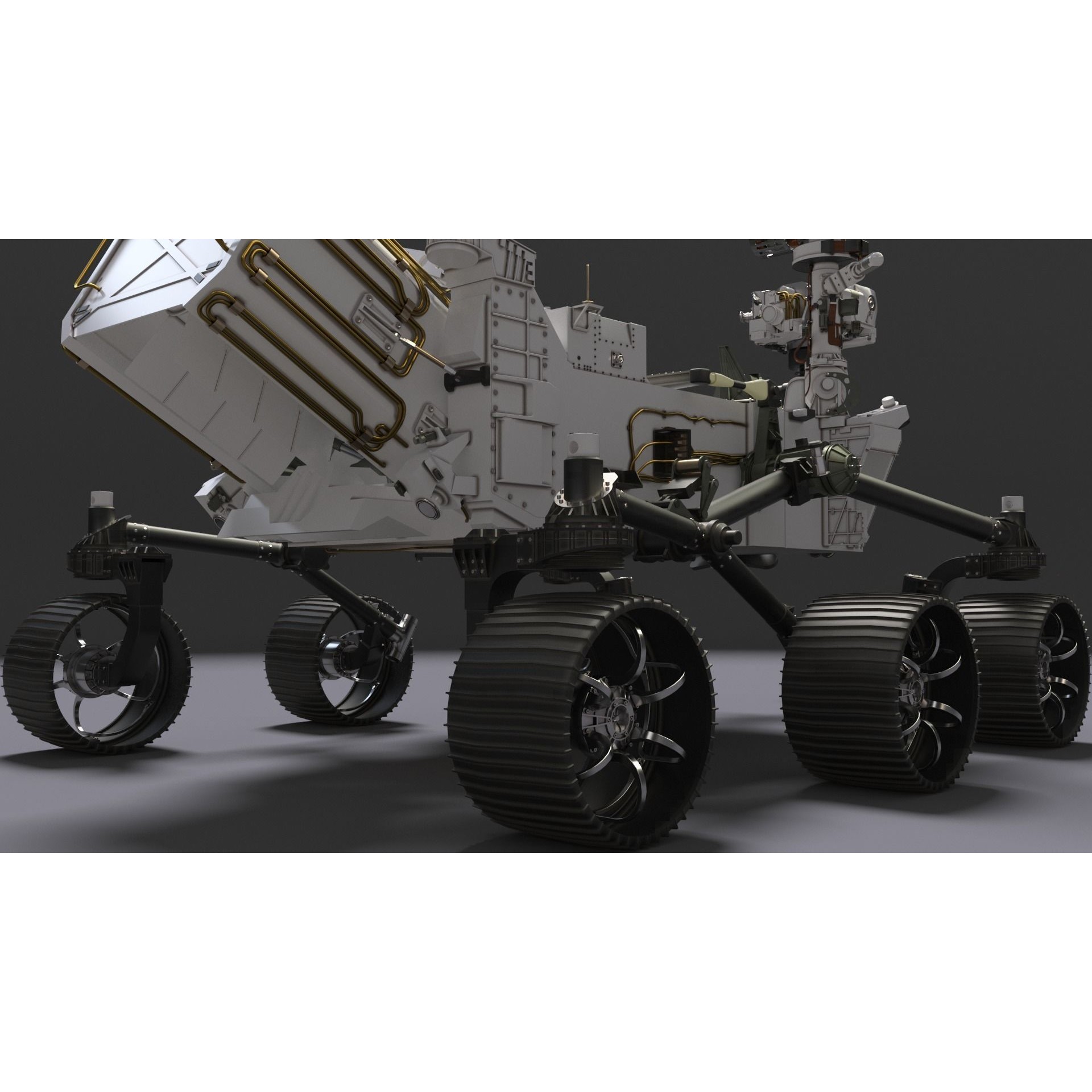 Perseverance Mars Rover - Game-Ready 3D Model - View 20