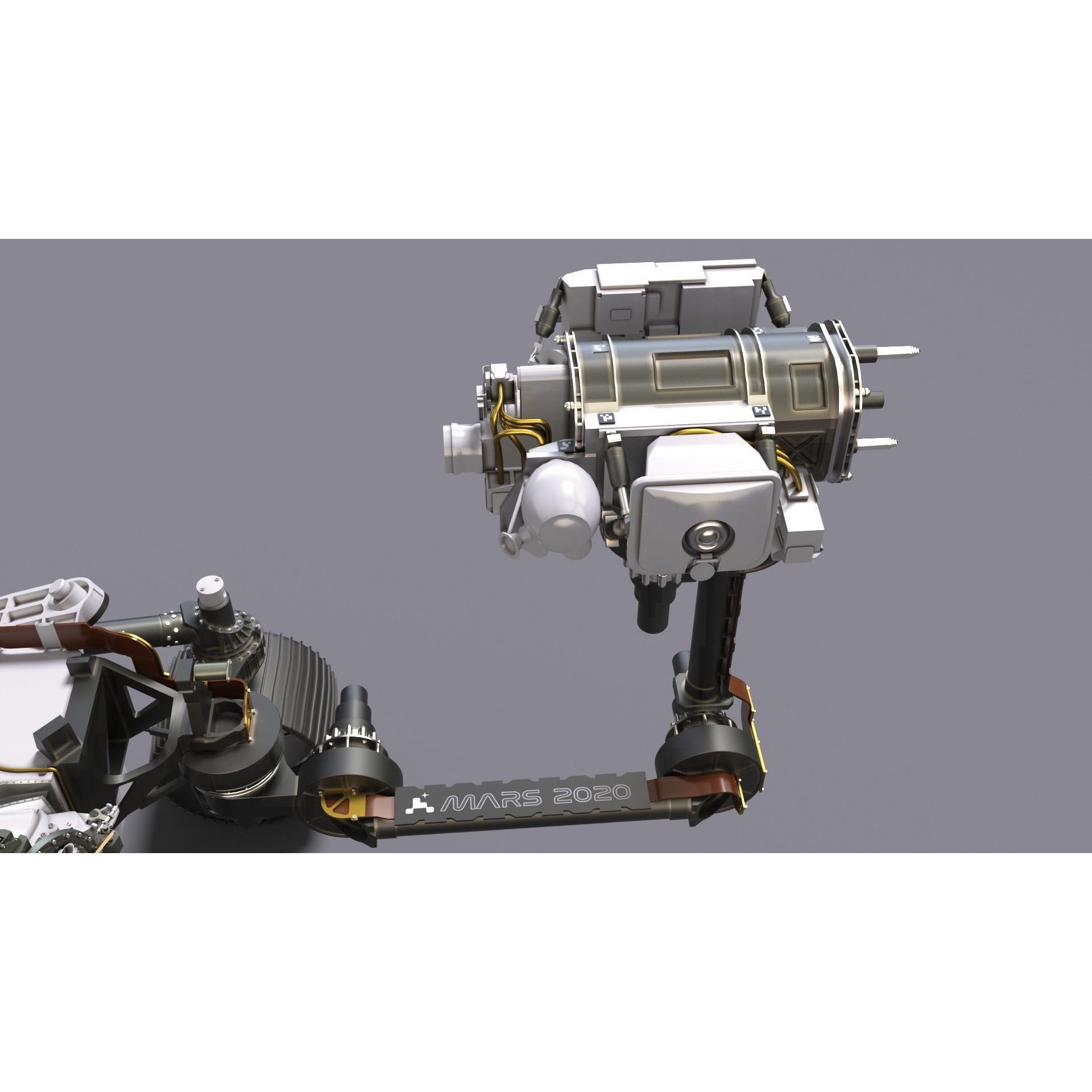 Perseverance Mars Rover - Game-Ready 3D Model - View 26