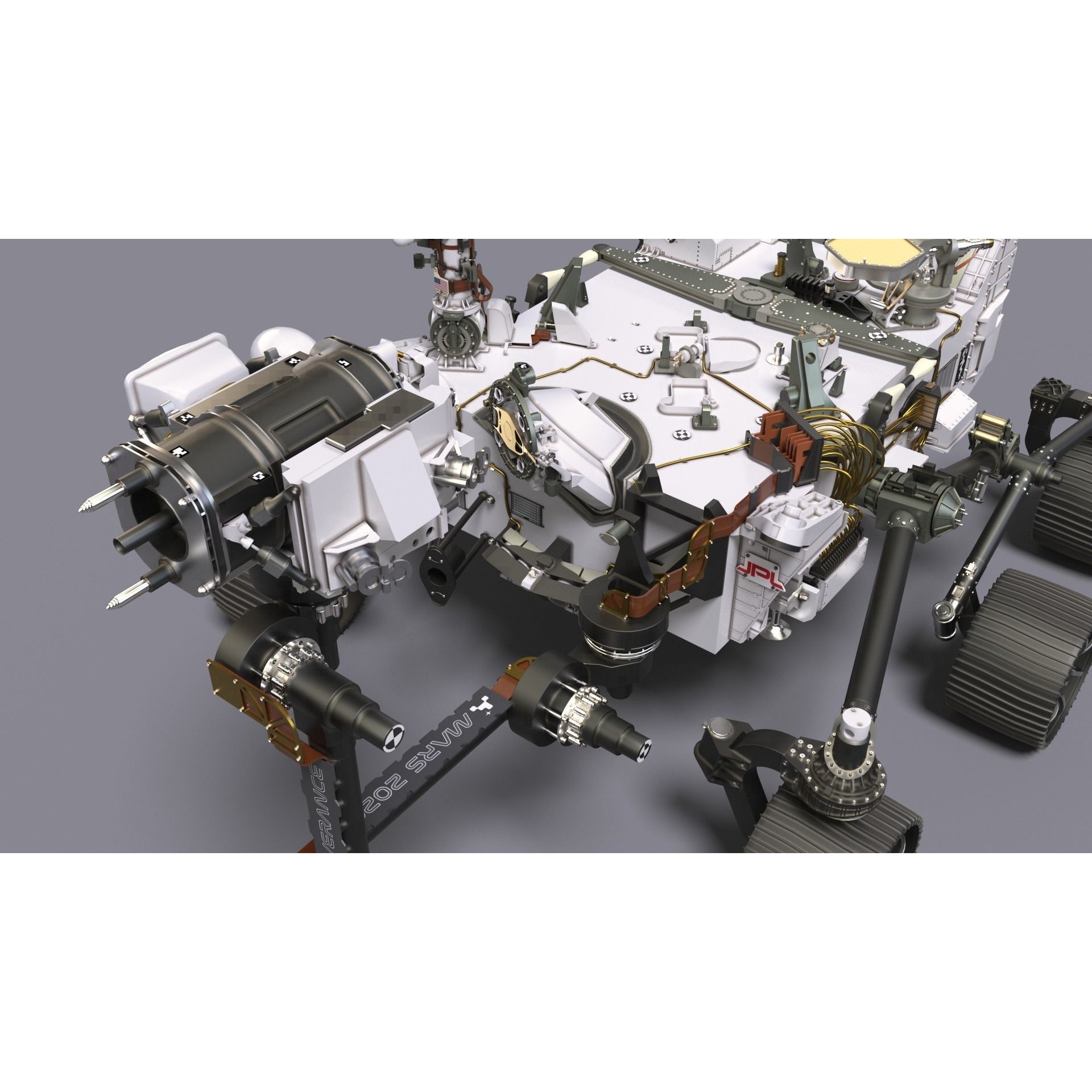 Perseverance Mars Rover - Game-Ready 3D Model - View 27