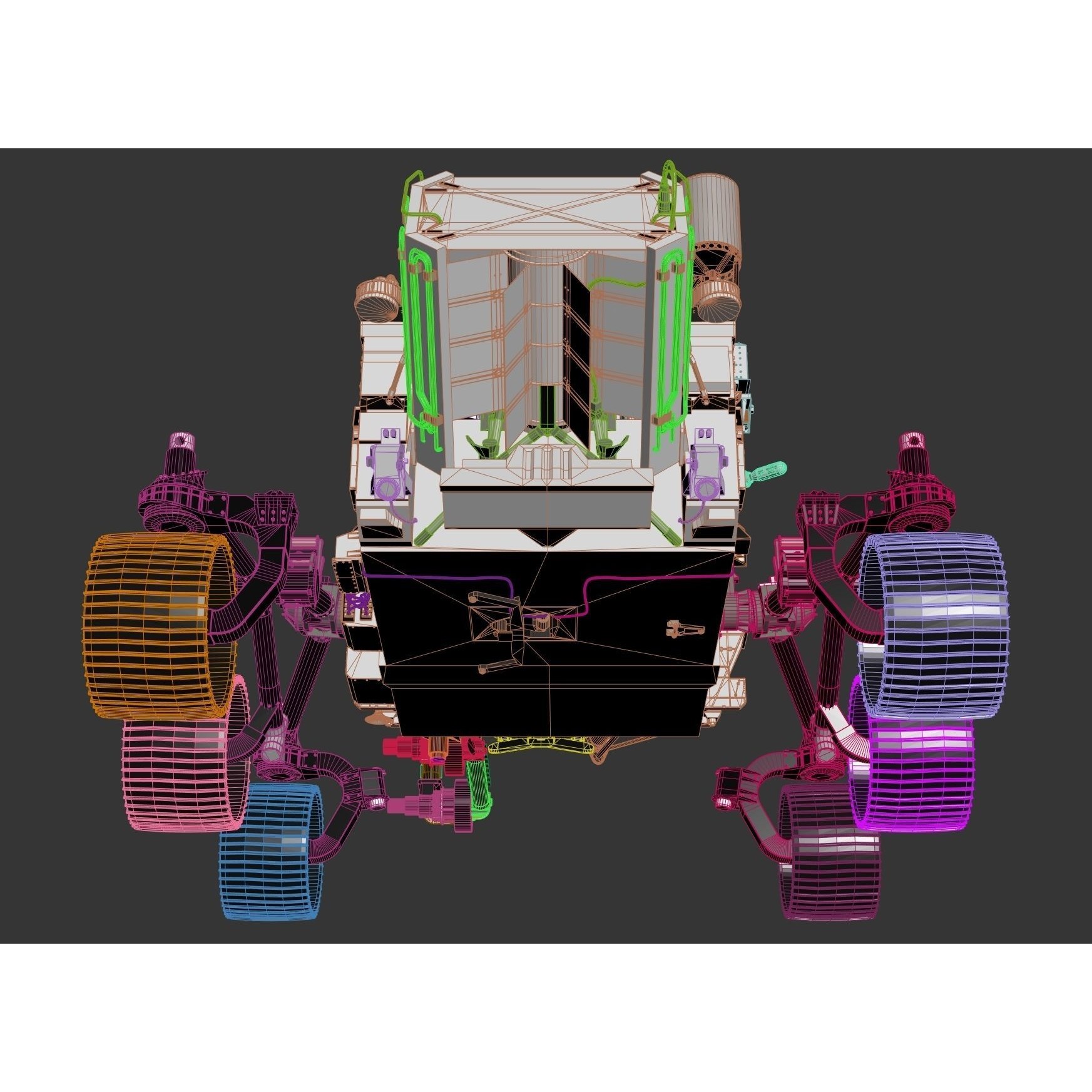 Perseverance Mars Rover - Game-Ready 3D Model - View 31