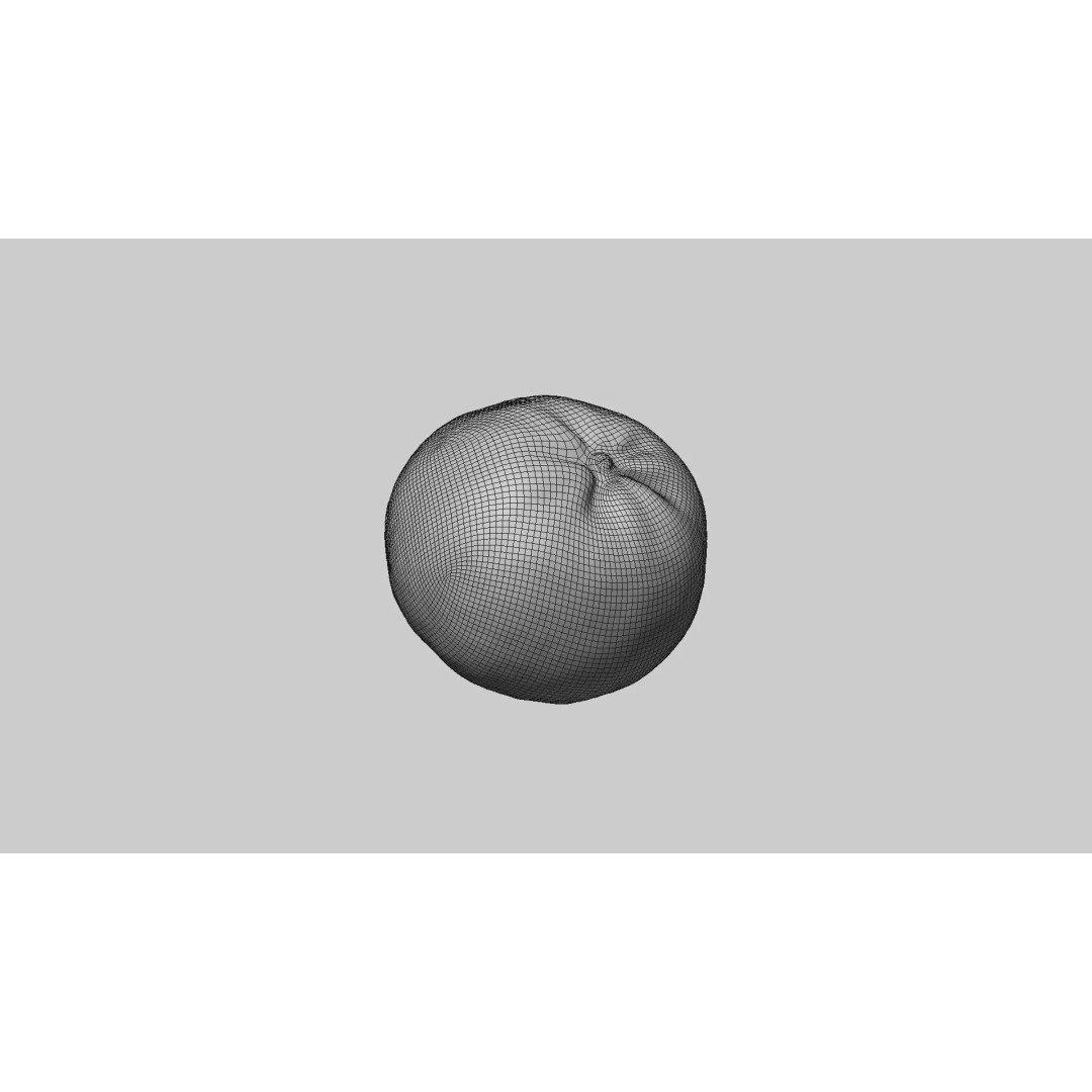 Mandarin 3D Model – Realistic PBR Asset for Food Visualization - View 7