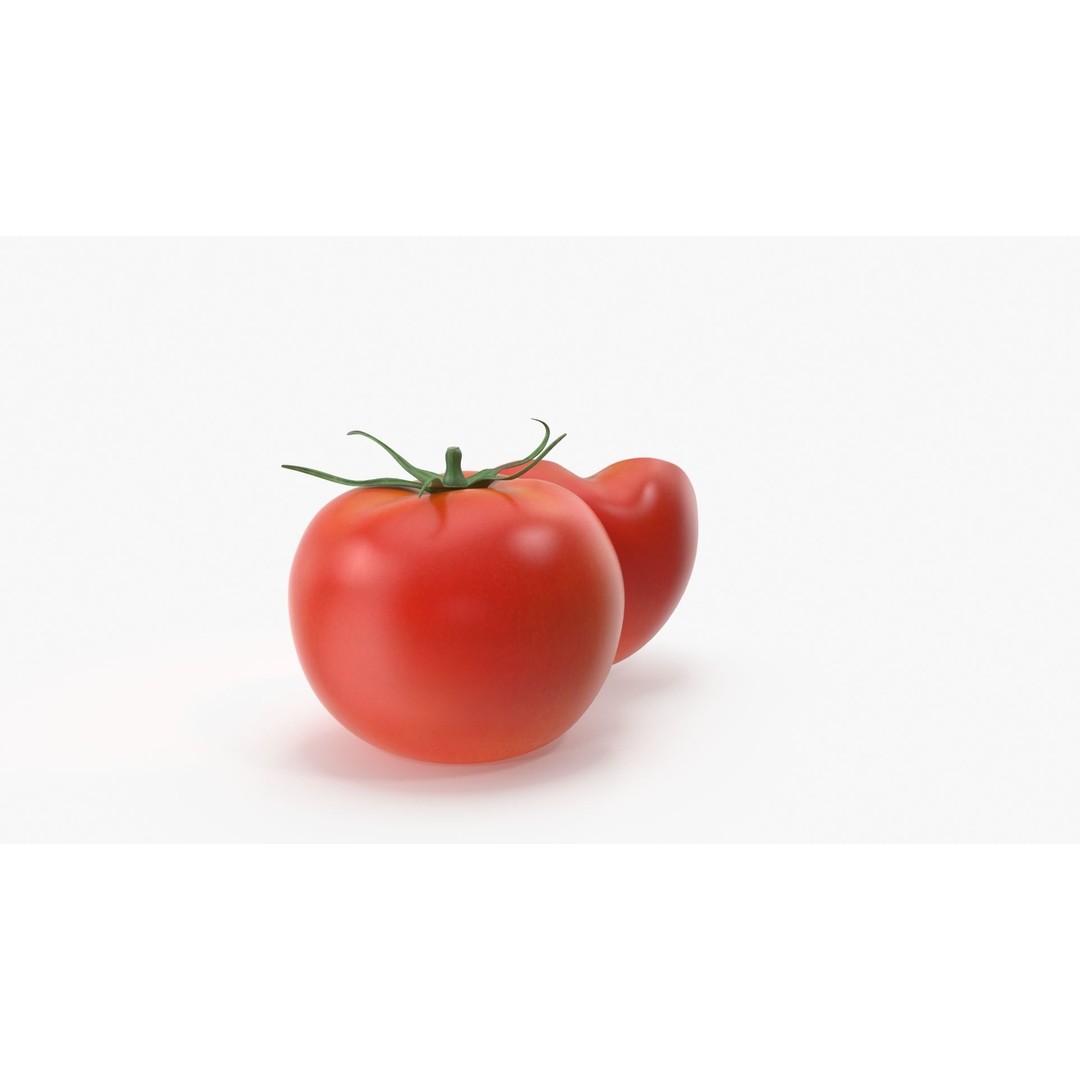 Tomato 3D Model – High Poly PBR Asset, FBX and Textures - View 6