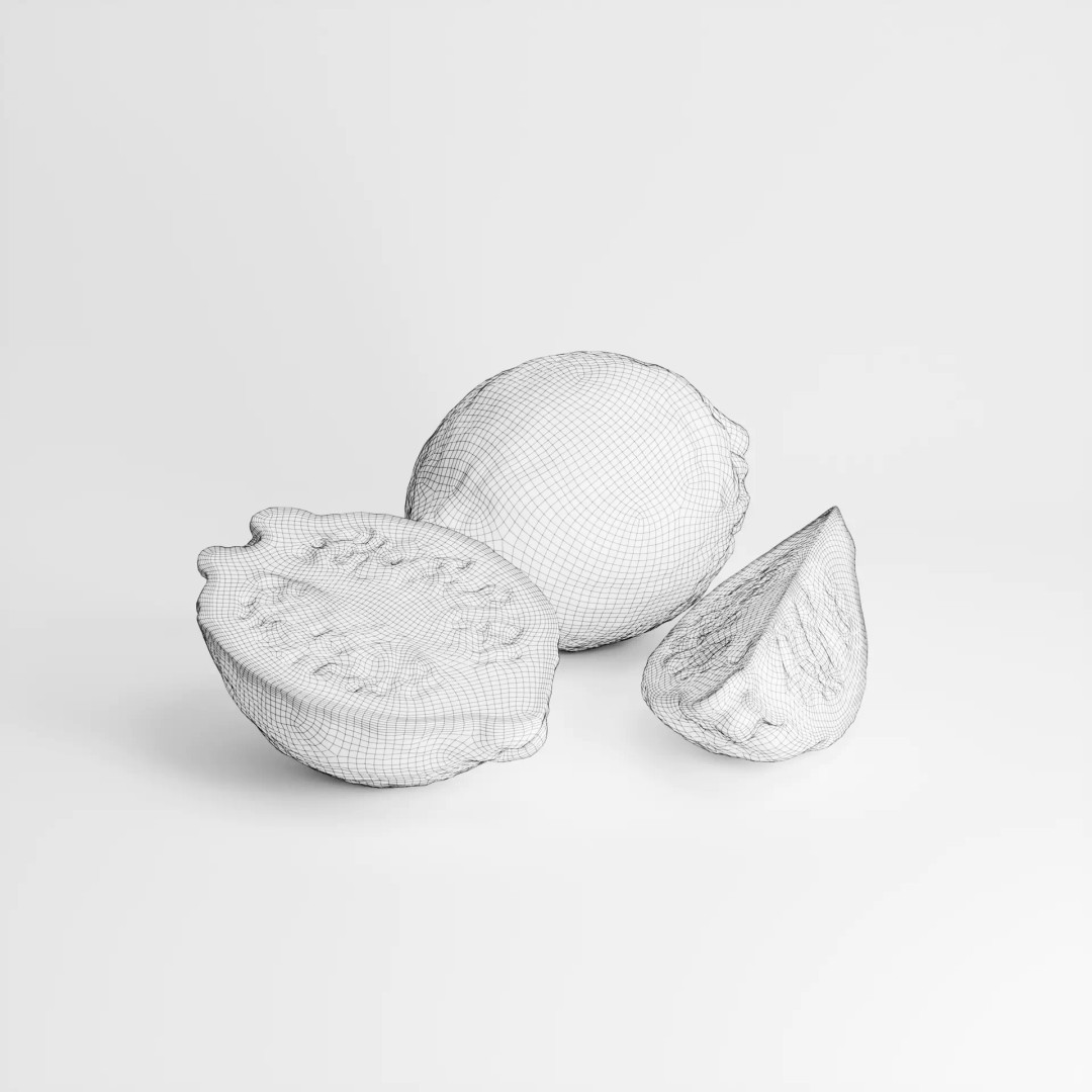 Limes 3D Model – Low Poly PBR Fruit Asset, FBX & OBJ Formats